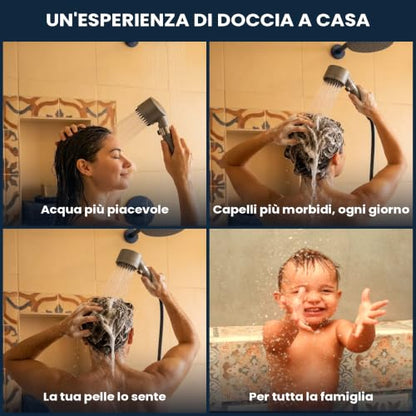Acquaviva-Soffione Doccia Anticalcare +1 filtro